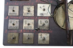 Antique 18th Century Trebuchet, Money Changer's Balance, With Its Weights