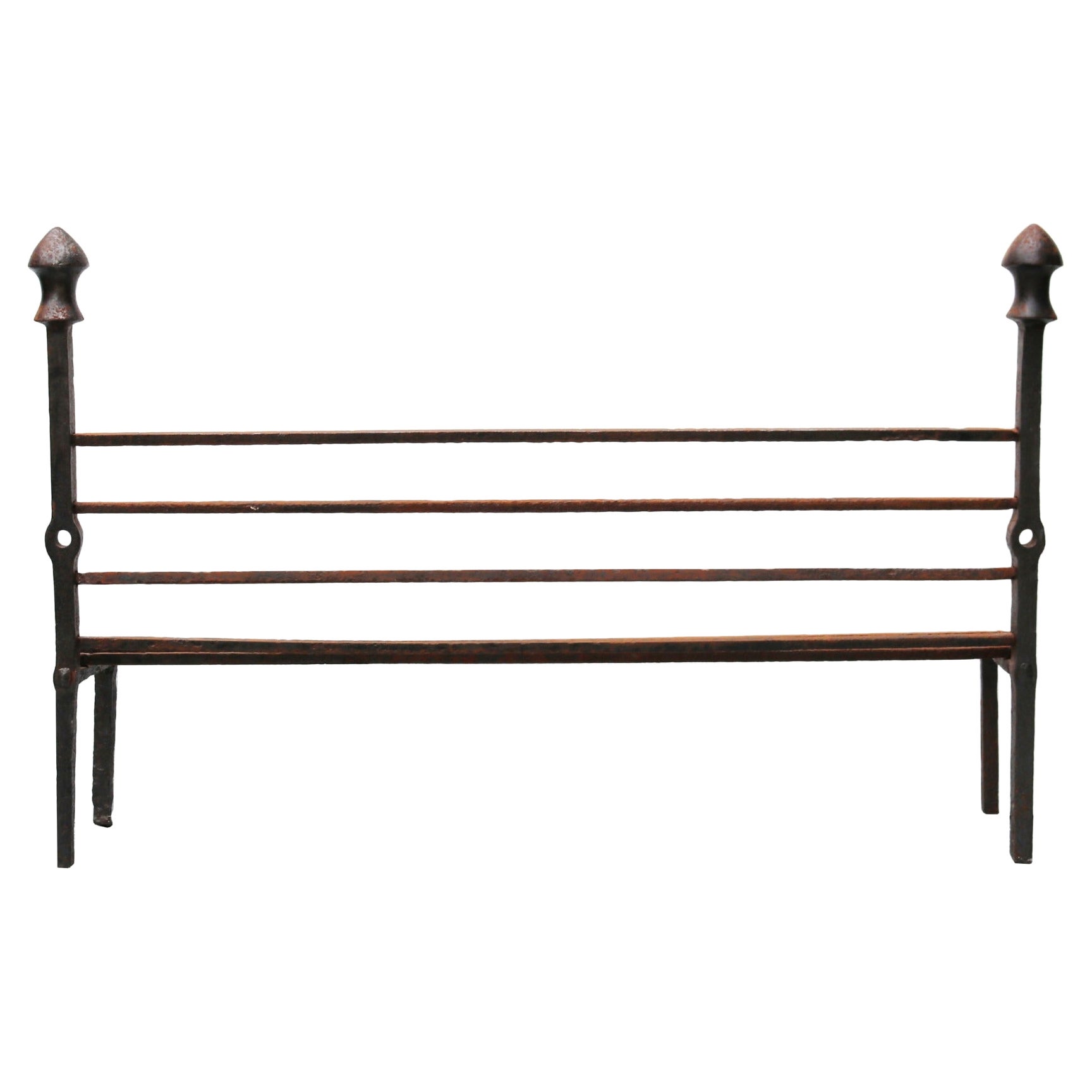 Antique 18th Century Wrought Iron Fire Grate