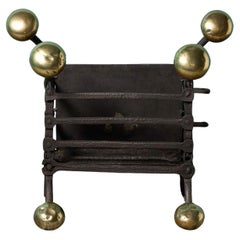 Antique 18th Century Wrought Iron Fire Grate