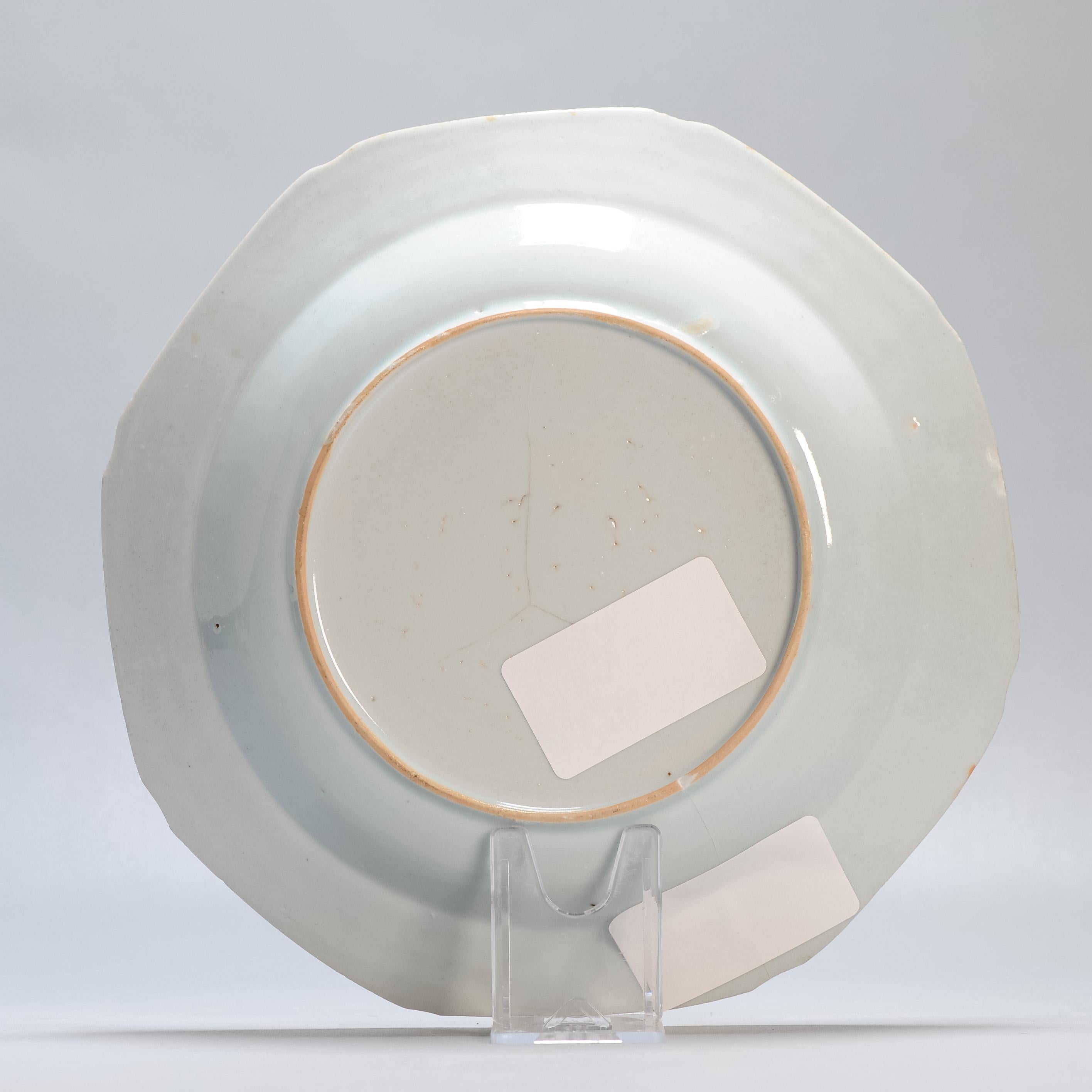 Antico piatto in porcellana cinese del 18° Qianlong Sunnybanck Armorial Dishish in vendita 12