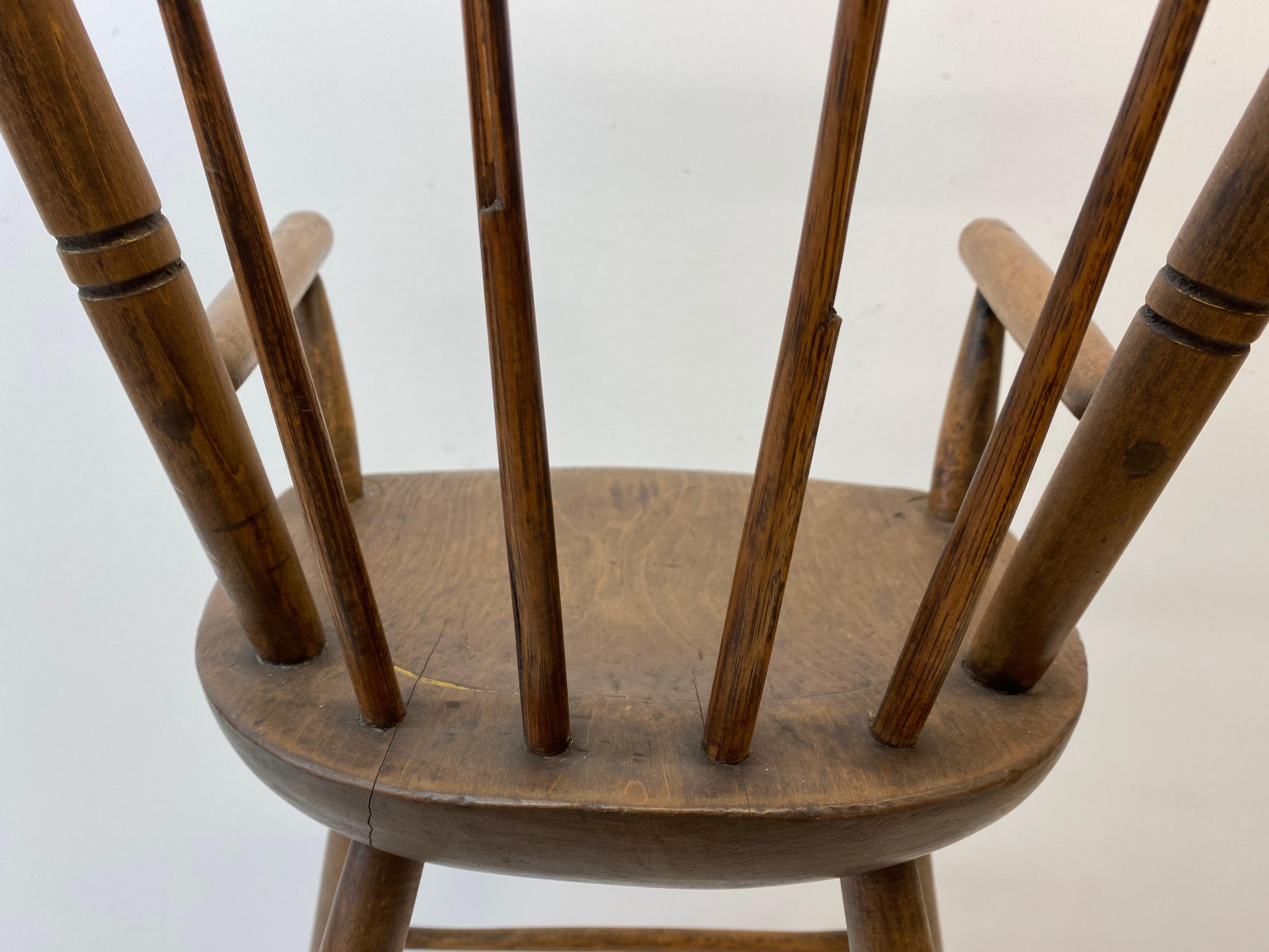 antique wooden high chairs