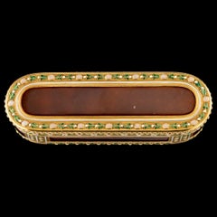 French 18-Karat Gold & Enamel Snuff Box, Joseph-Etienne Blerzy, circa 1770