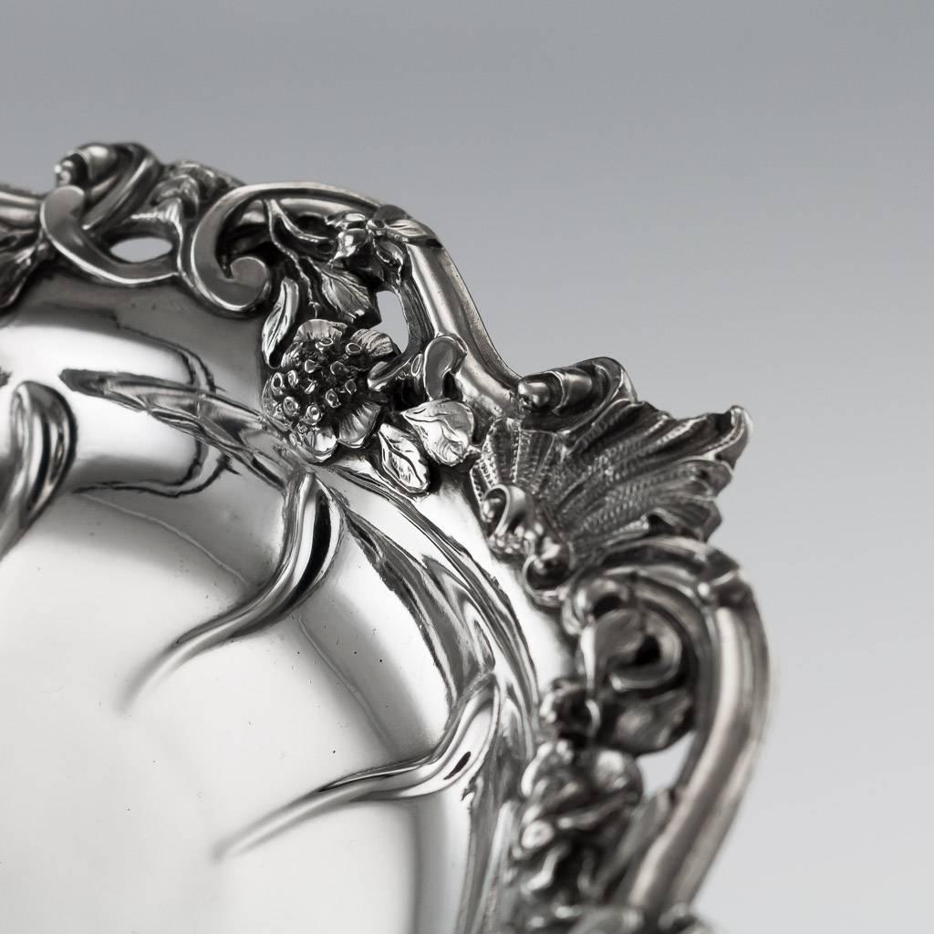 18th Century Georgian Solid Silver Sweetmeat Dishes, William Cripps, circa 1753 2