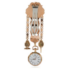 Antique Swiss 18 Karat Gold Watch and Chatelaine Vacheron Constantin, circa 1780