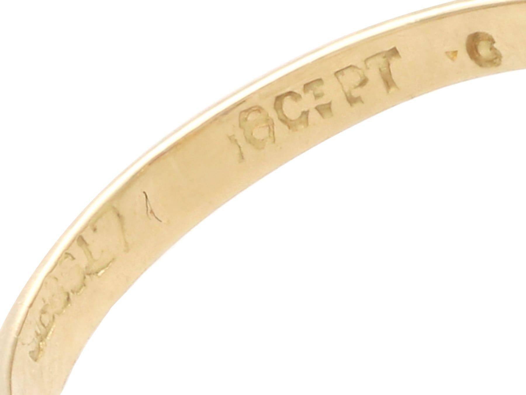 Ancienne bague torsadée en or jaune 18k de 1,90 carat de saphir rose et bleu Circa 1905 en vente 5