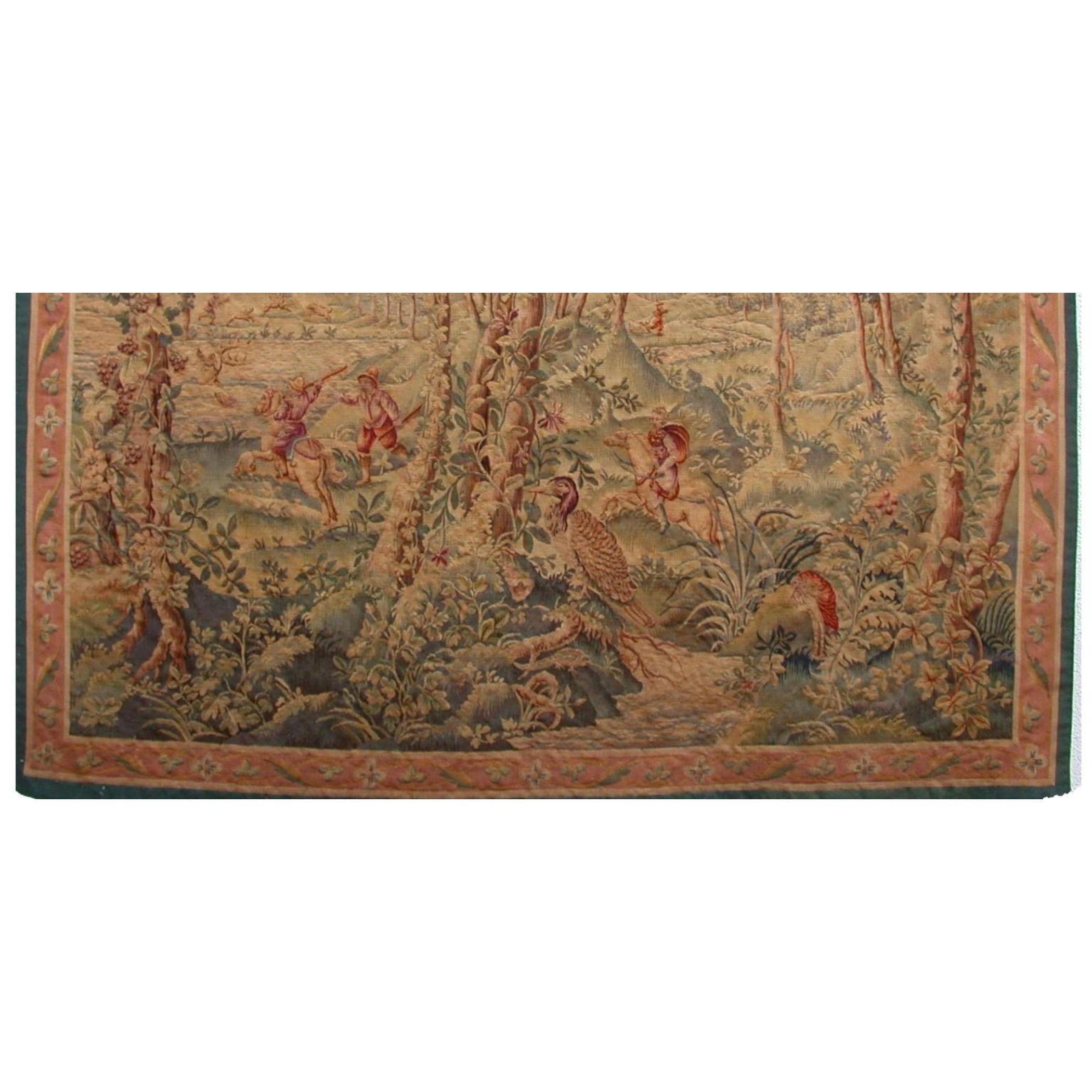 Unknown Antique 1900 French Tapestry 5'7