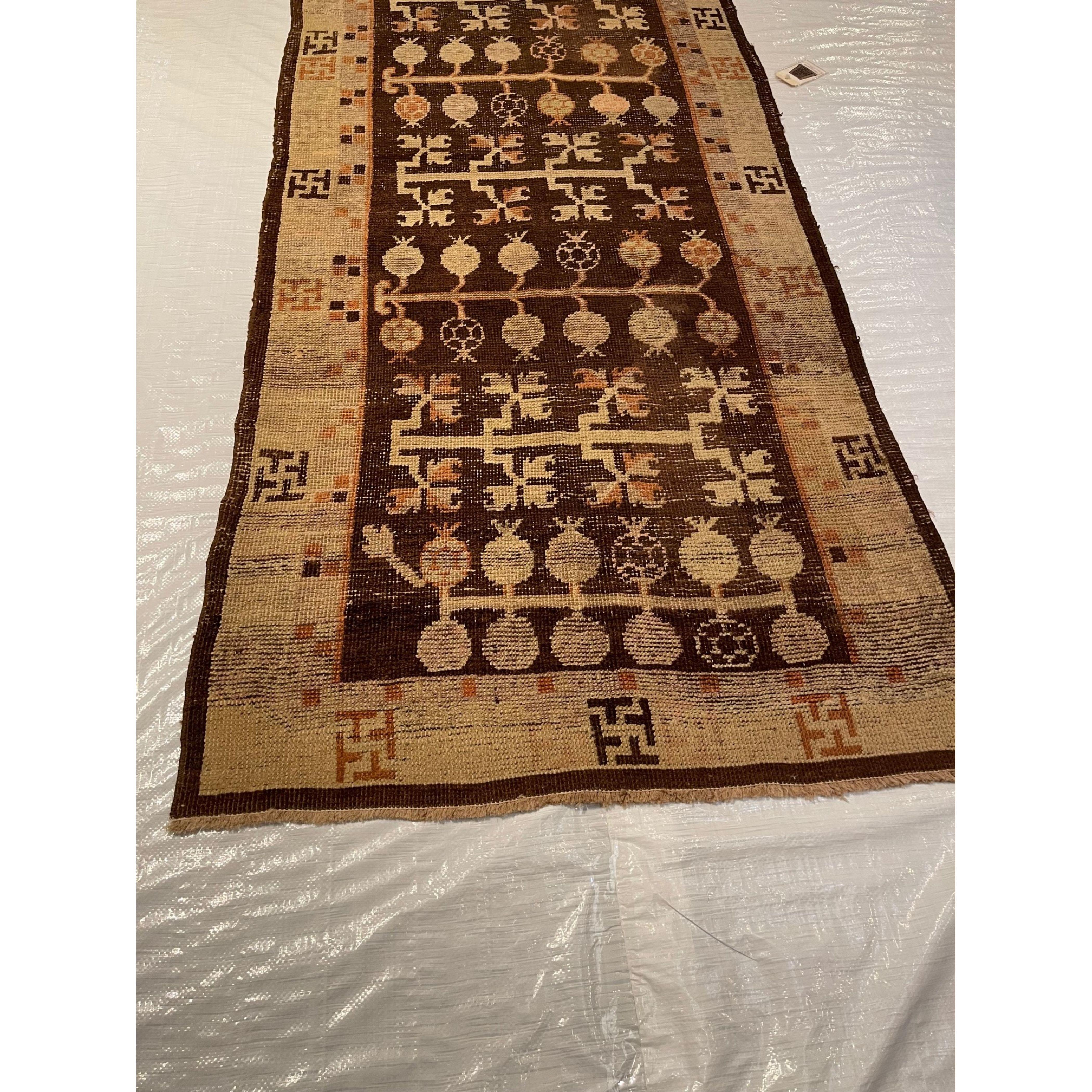 Other Antique 1900 Samarkand Rug For Sale