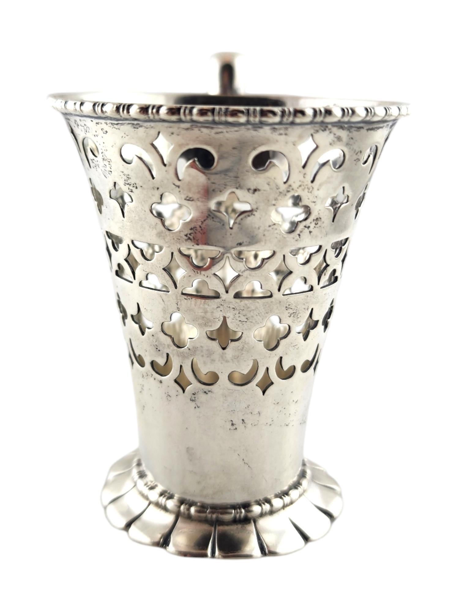 Antico 1900 Sheffield Inghilterra Portabicchieri in Argento Sterling #18696 in vendita 1