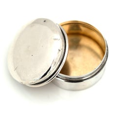 Pot antique 1900 en argent doré