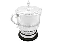 Edwardian Sterling Silver Trophy Cup and Cover