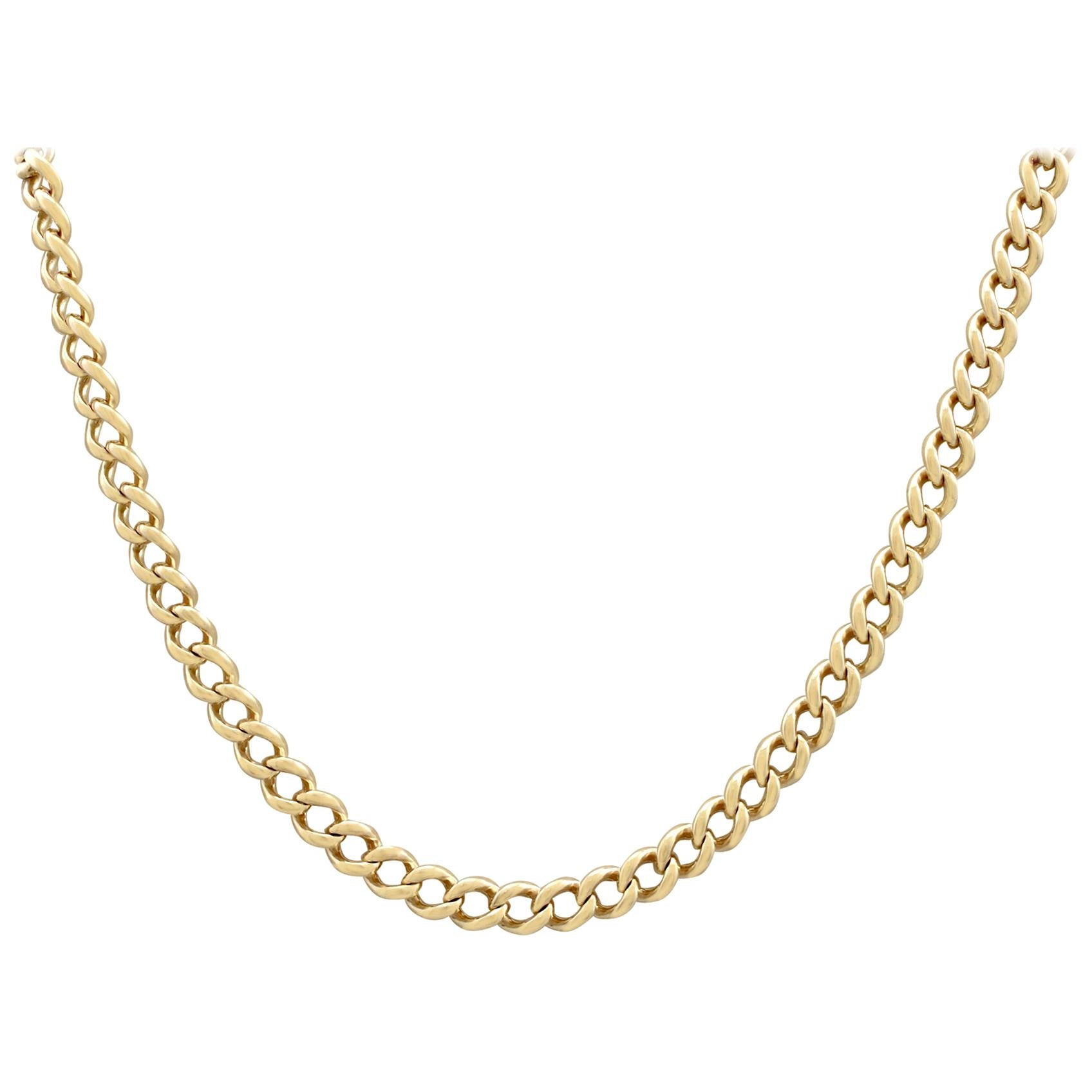 Antique Russian Gold Chain Necklace at 1stdibs