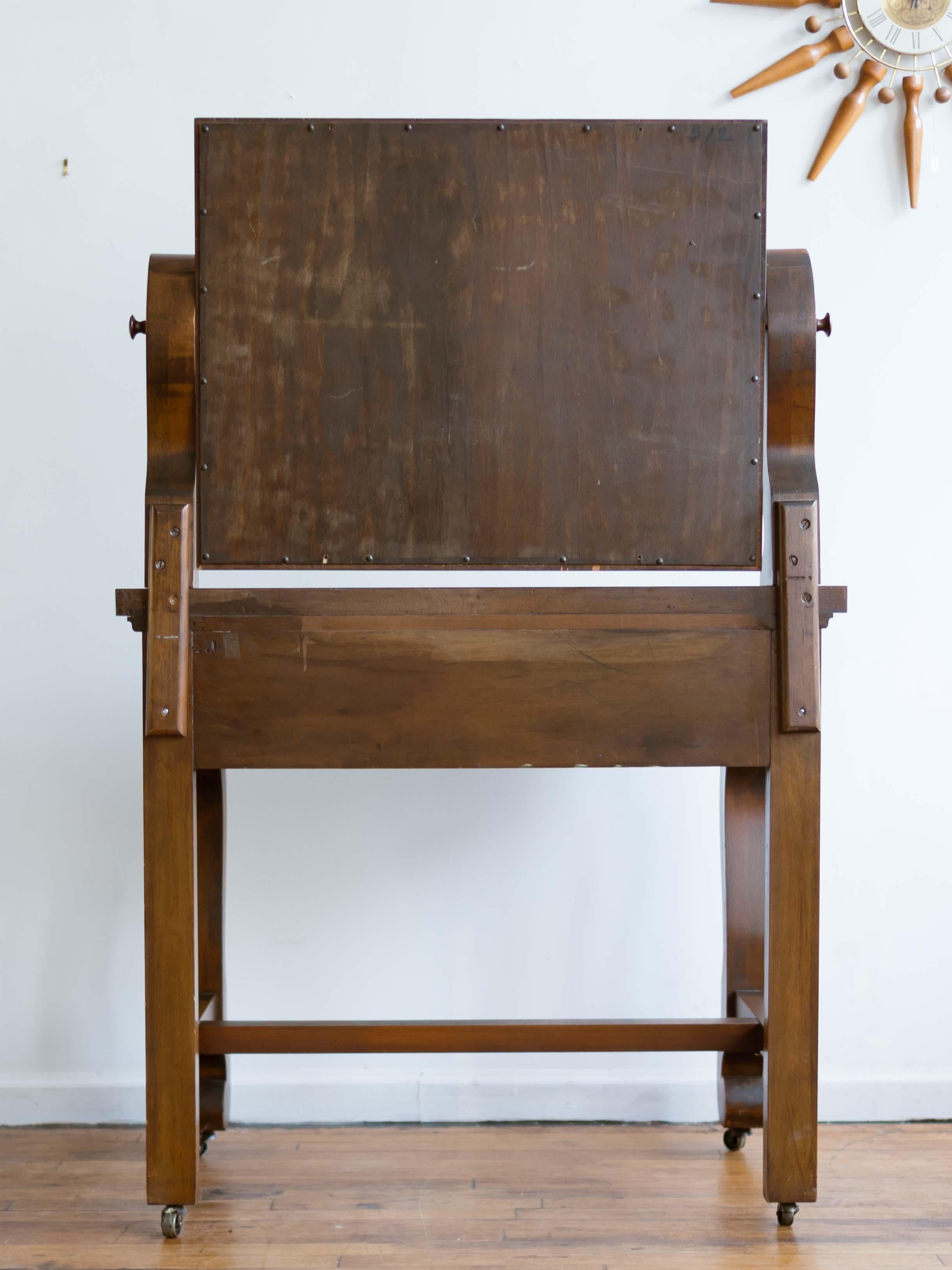 Antique 1900's Rosewood Empire Dressing Table / Vanity For Sale 4