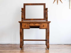Antique 1900's Rosewood Empire Dressing Table / Vanity