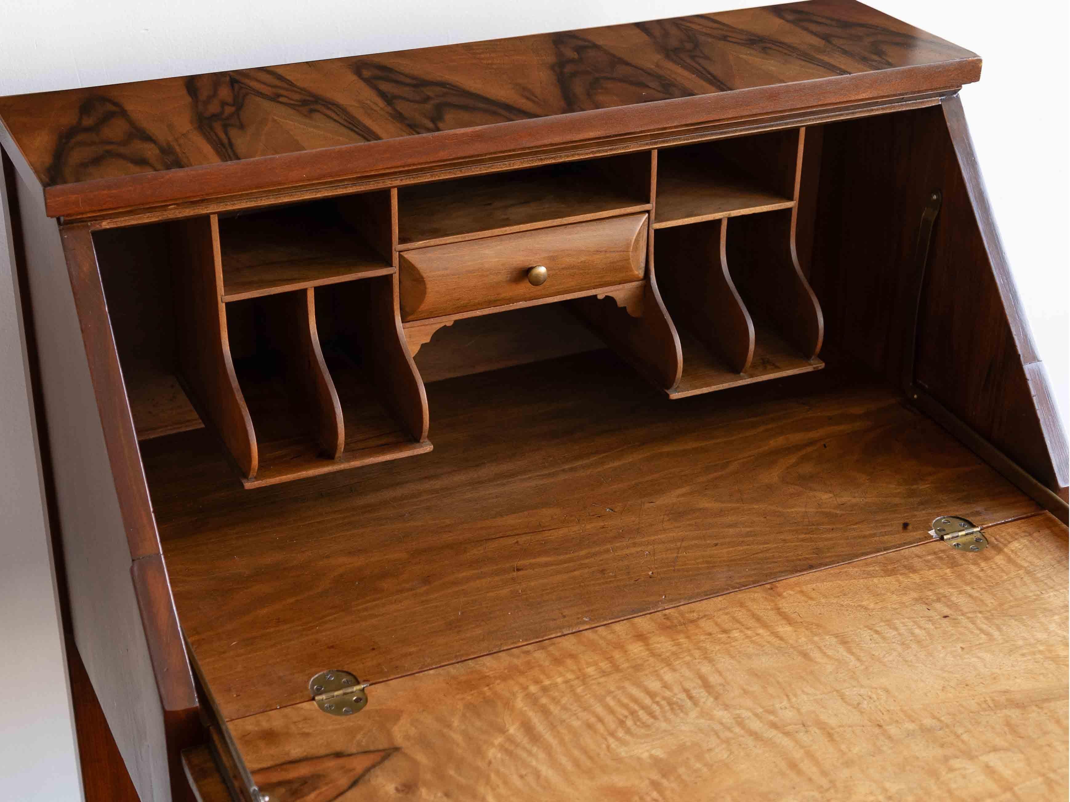 Antique 1900's Rosewood Empire Secretary Desk For Sale 2