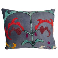 Antique 1900s Suzani Embroidered Pillow