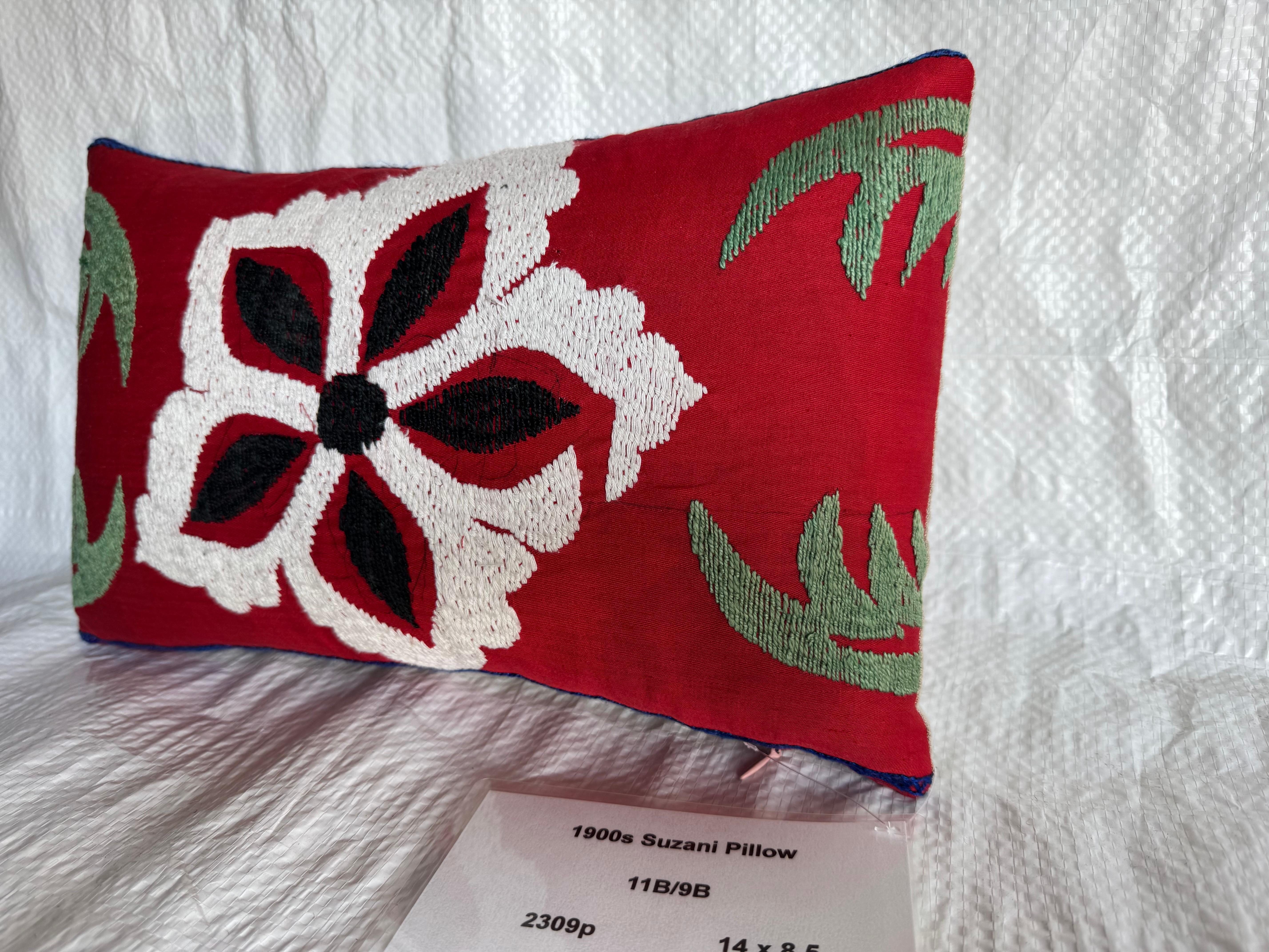 Ouzbek Oreiller Suzani 1900 antique en vente