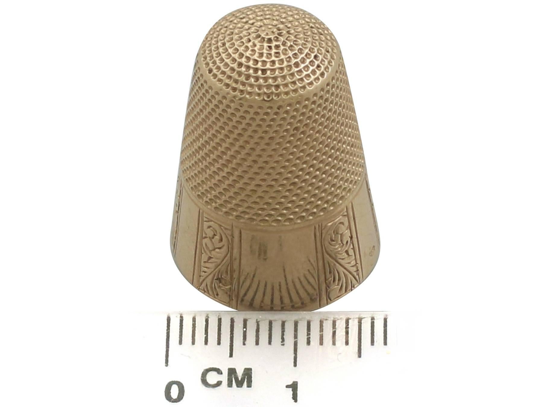 thimble in french