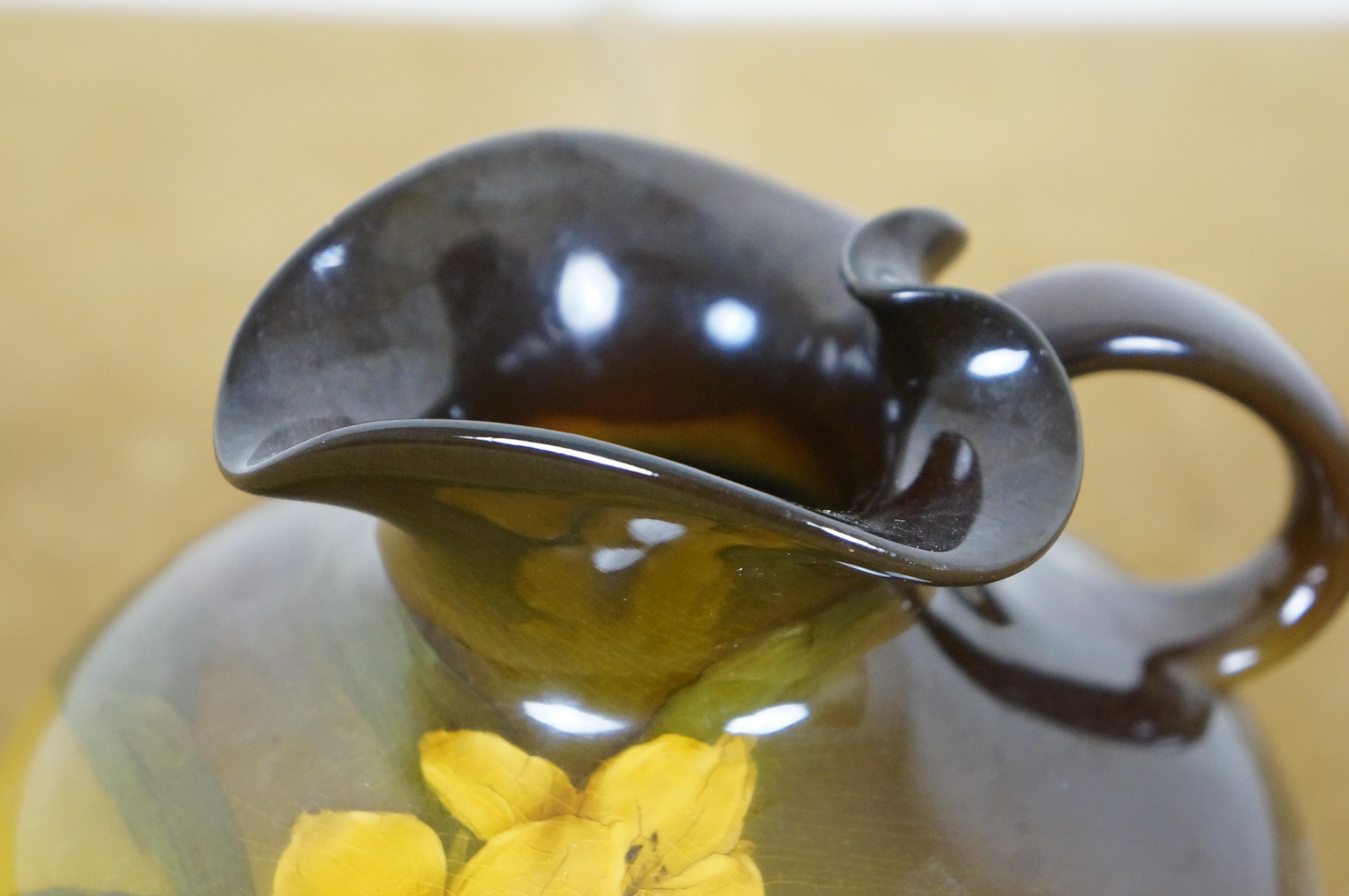 Antike 1902 Rookwood Carrie Steinle 461 Floral Creamer Pitcher Krug 4