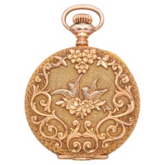 Antique 1903 Waltham 14k Yellow Gold Pocket Watch