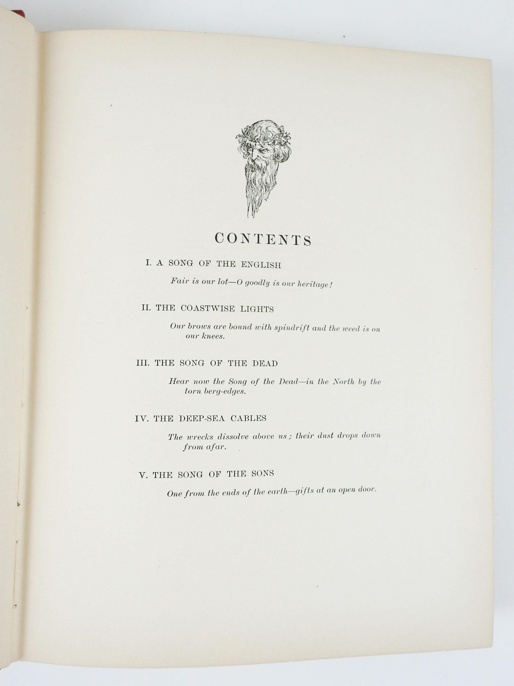 Song of the English ( Song de l'Angleterre) 1909 par Rudyard Kipling en vente 6