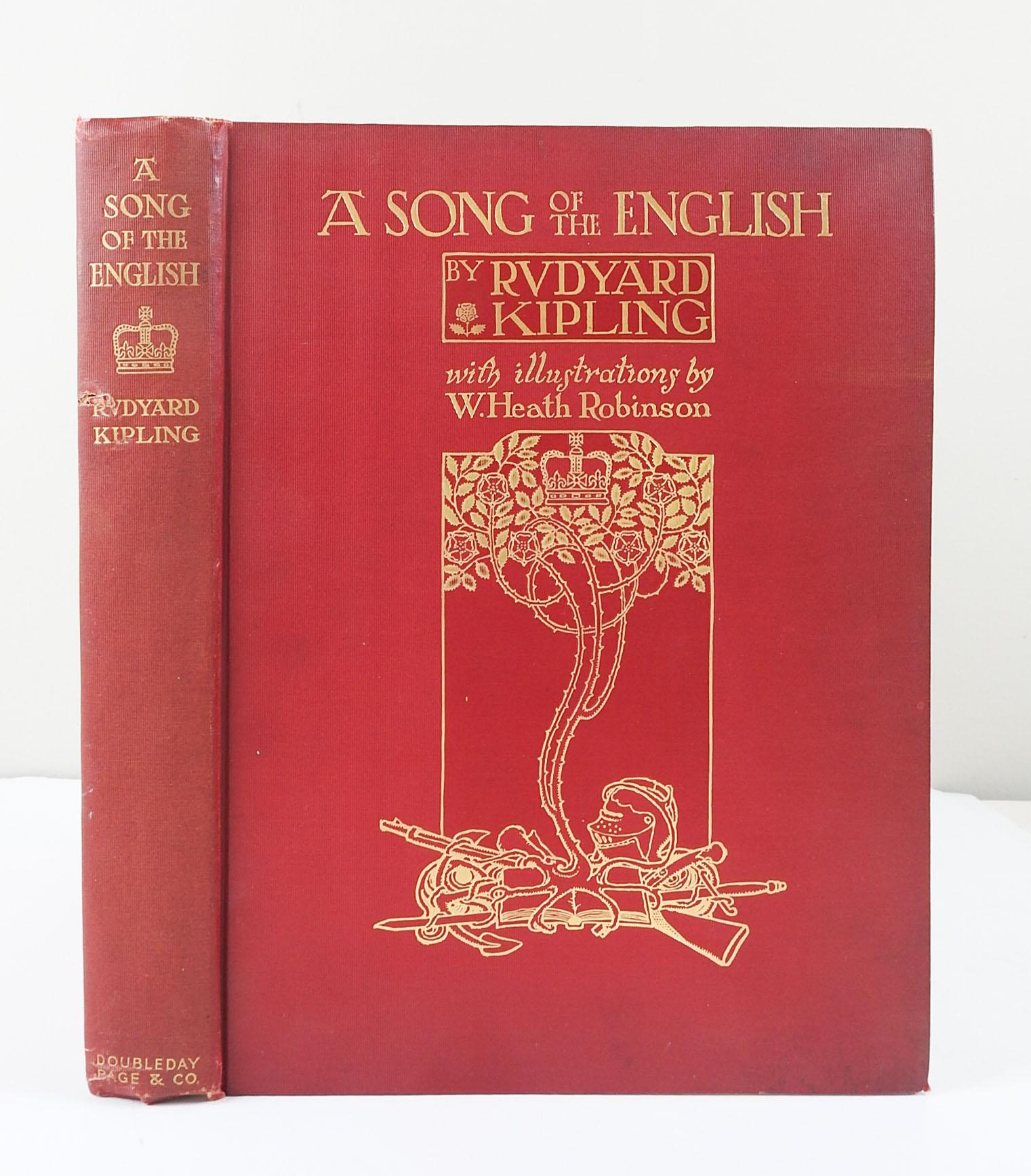 Antique 1909 Song of the English By Rudyard Kipling For Sale 6