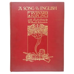 Antique 1909 Song of the English By Rudyard Kipling