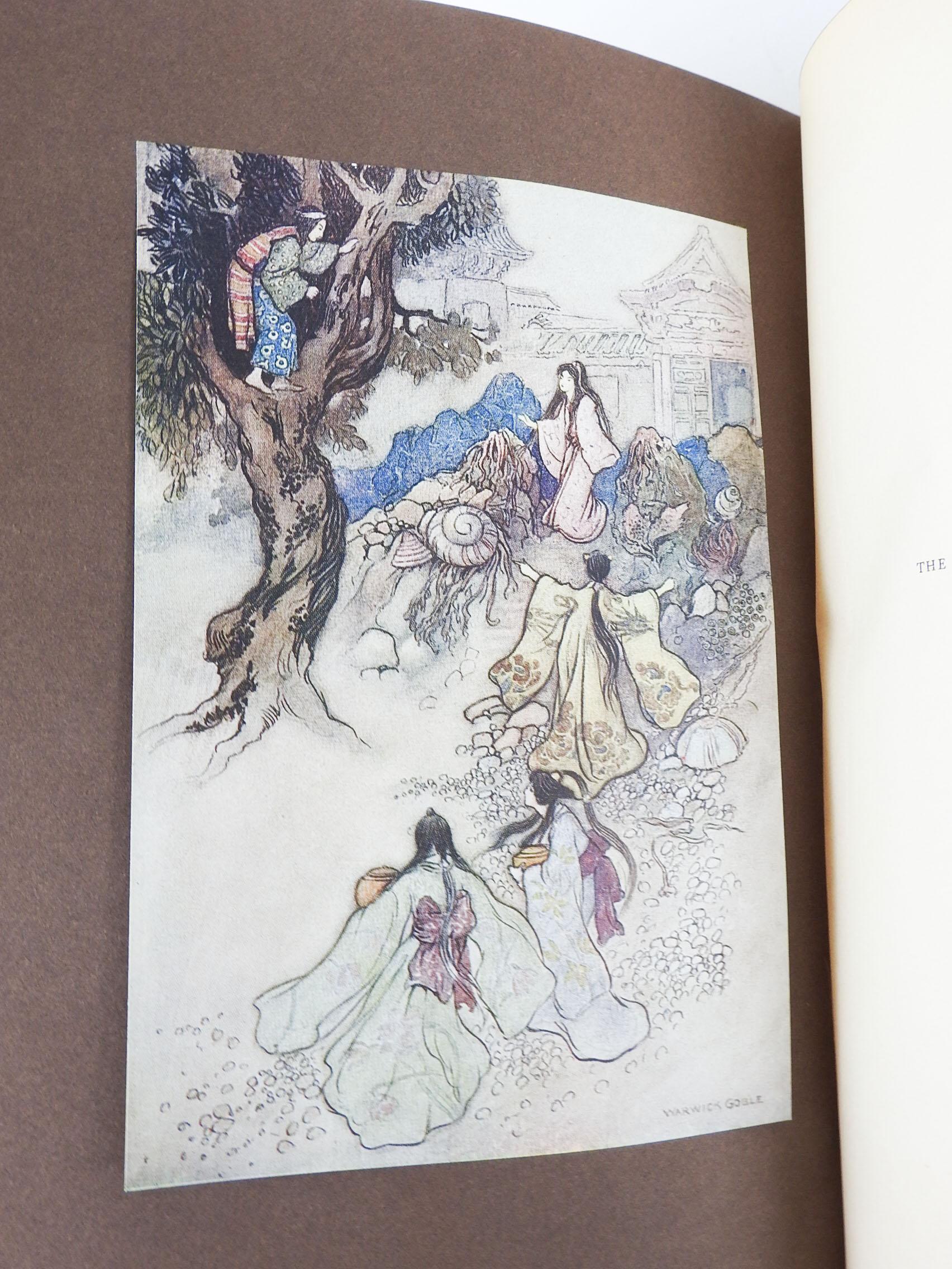 20th Century Antique 1910 Green Willow & Other Japanese Fairy Tales Book For Sale