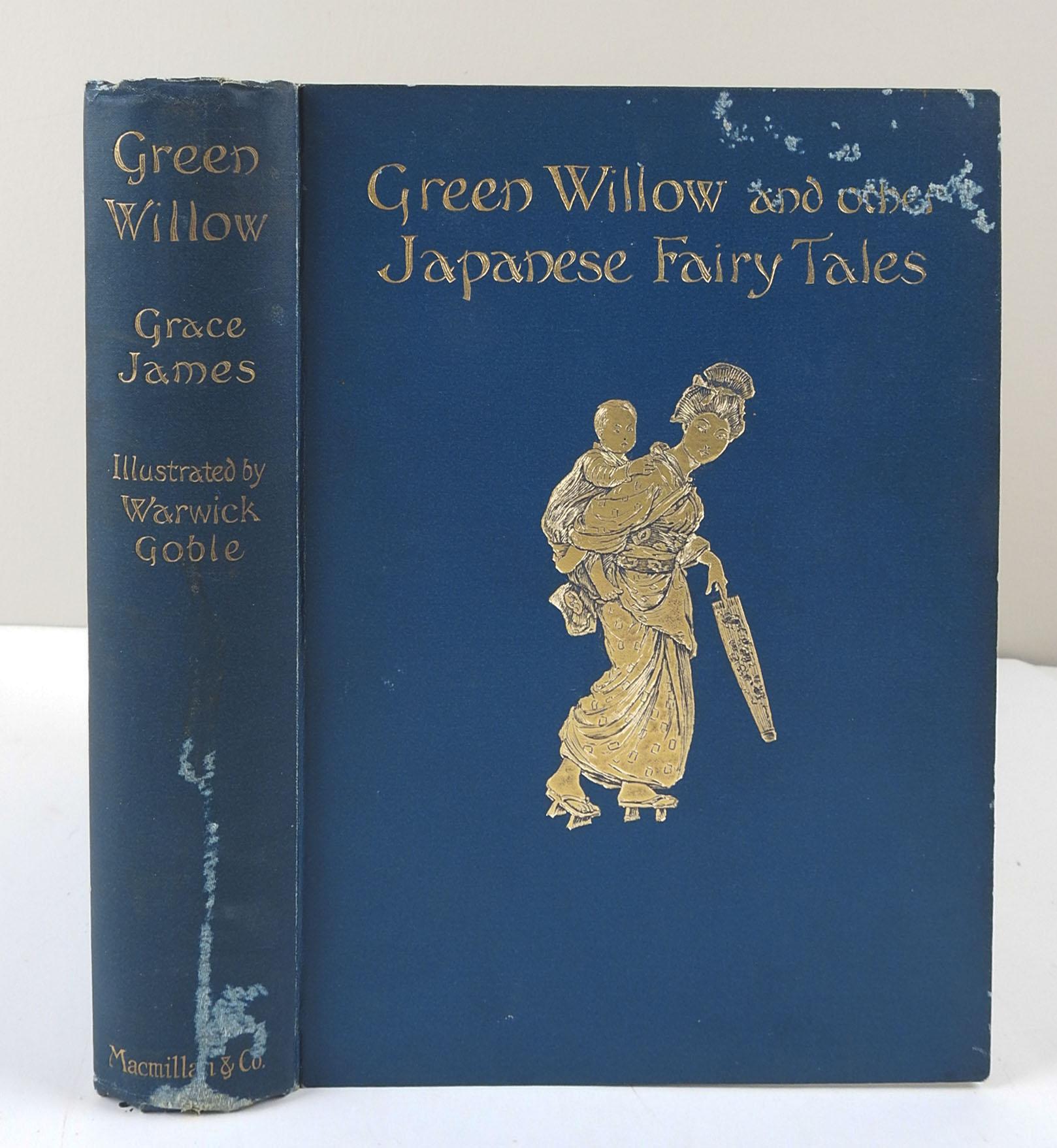 Antikes japanisches Märchenbuch aus grüner Weide und anderen japanischen Märchen, 1910 im Angebot 1