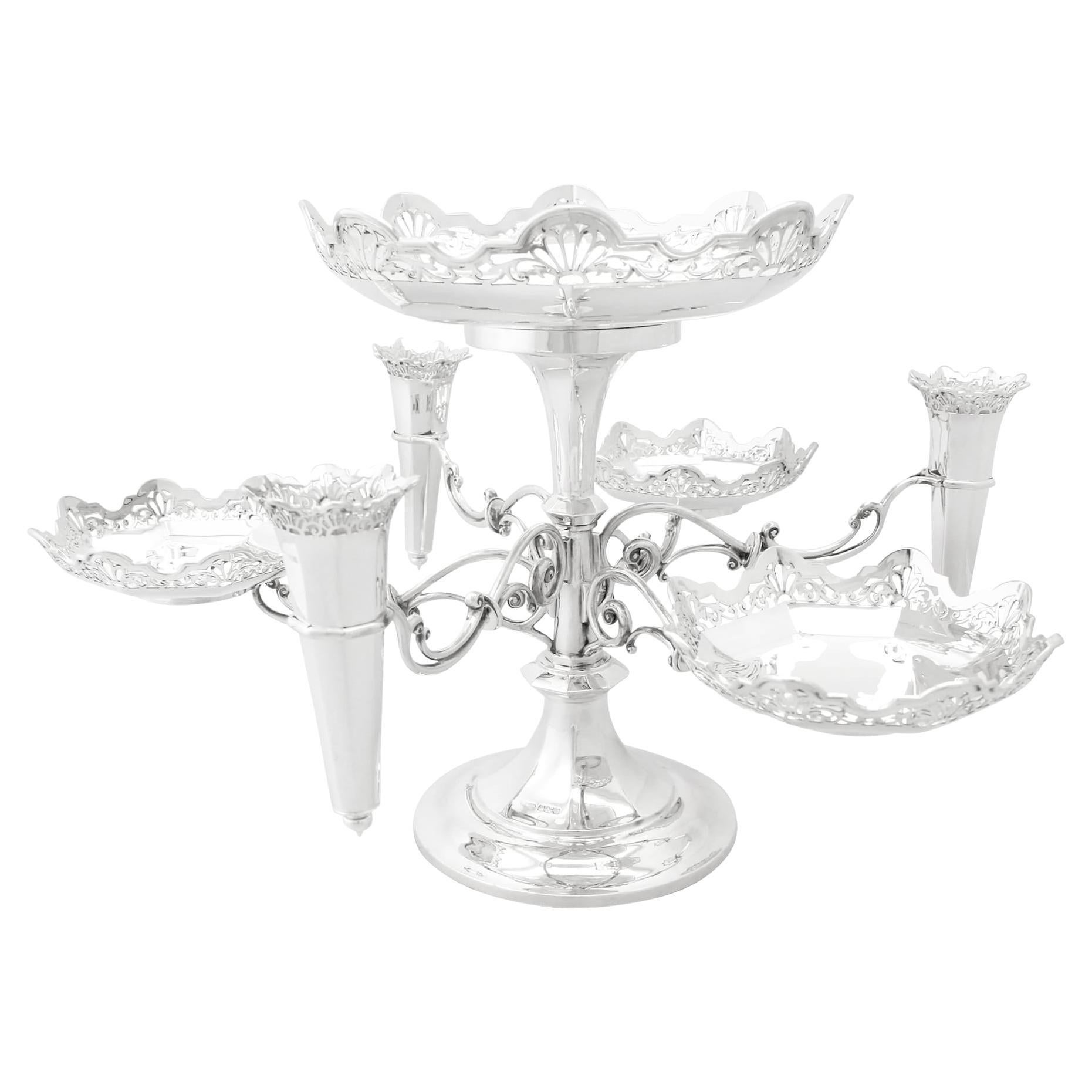 Antique 1910 Sterling Silver Epergne / Centrepiece