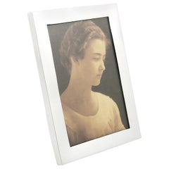 Antique 1910s Sterling Silver Photograph Frame