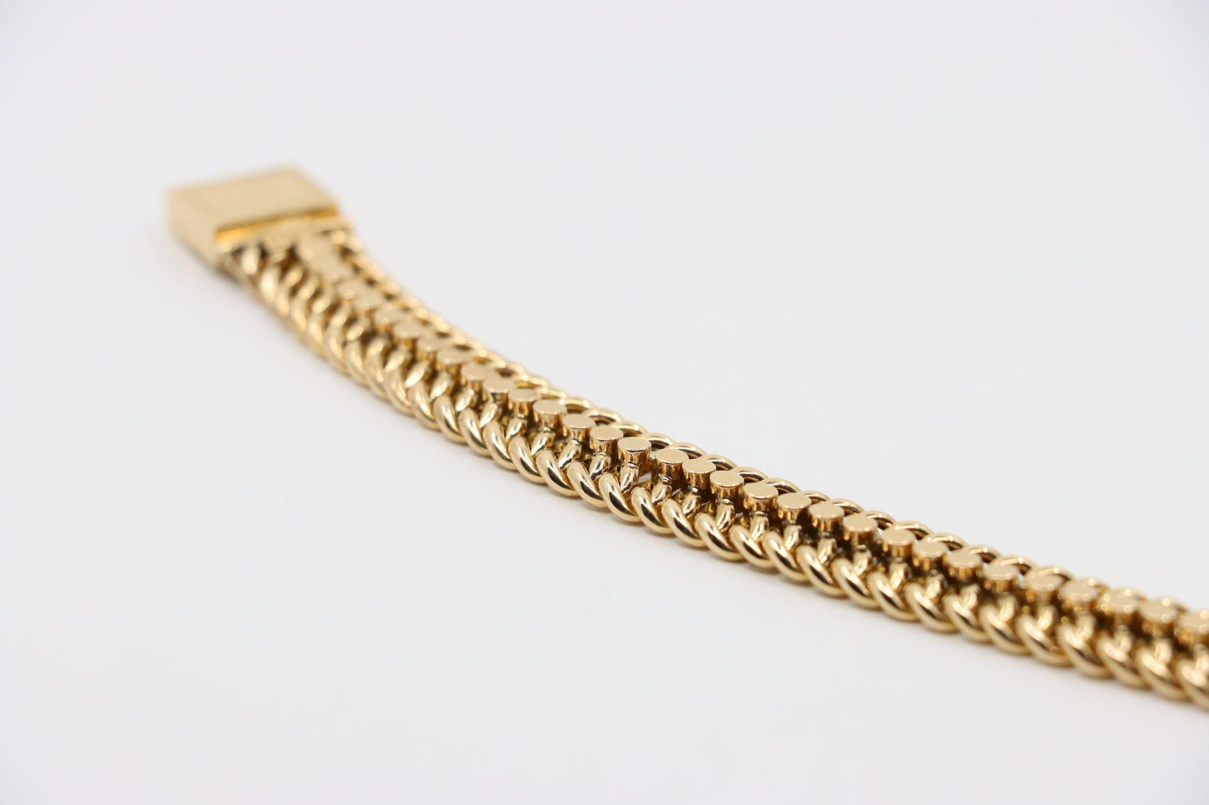 Antique 1912's 14K Gold Bracelet 5
