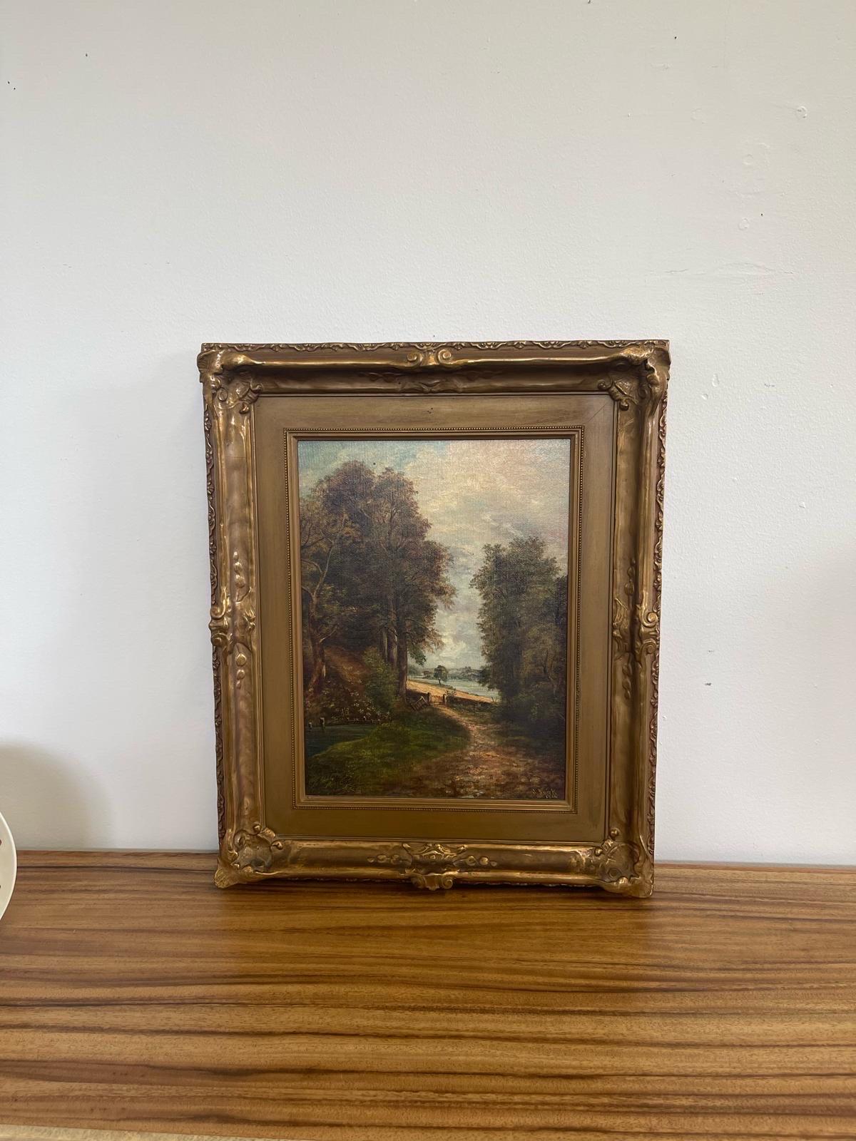 Beautiful Petina on this Piece due to Aging. Professionally Framed. Signed and Dated 1914 in the Lower Corner as Shown. Vintage Condition Consistent with Age as Pictured.

Dimensions. 19 1/2 W ; 1 D ; 24 H