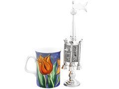 Antique Jacob Rozenzweig Sterling Silver Spice Tower