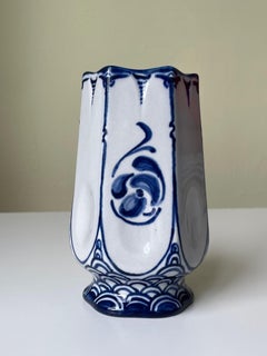 Antique 1915 Art Nouveau Vase, Rörstrand, Sweden