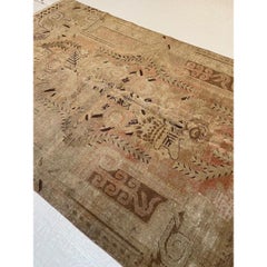 Antique 1920 Floral Samarakand Rug