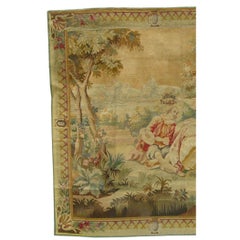 Antique 1920 French Tapestry 7' X 5' 11"