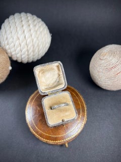 Antique 1920s 18ct White Gold Stamped Diamond Full Eternity Ring