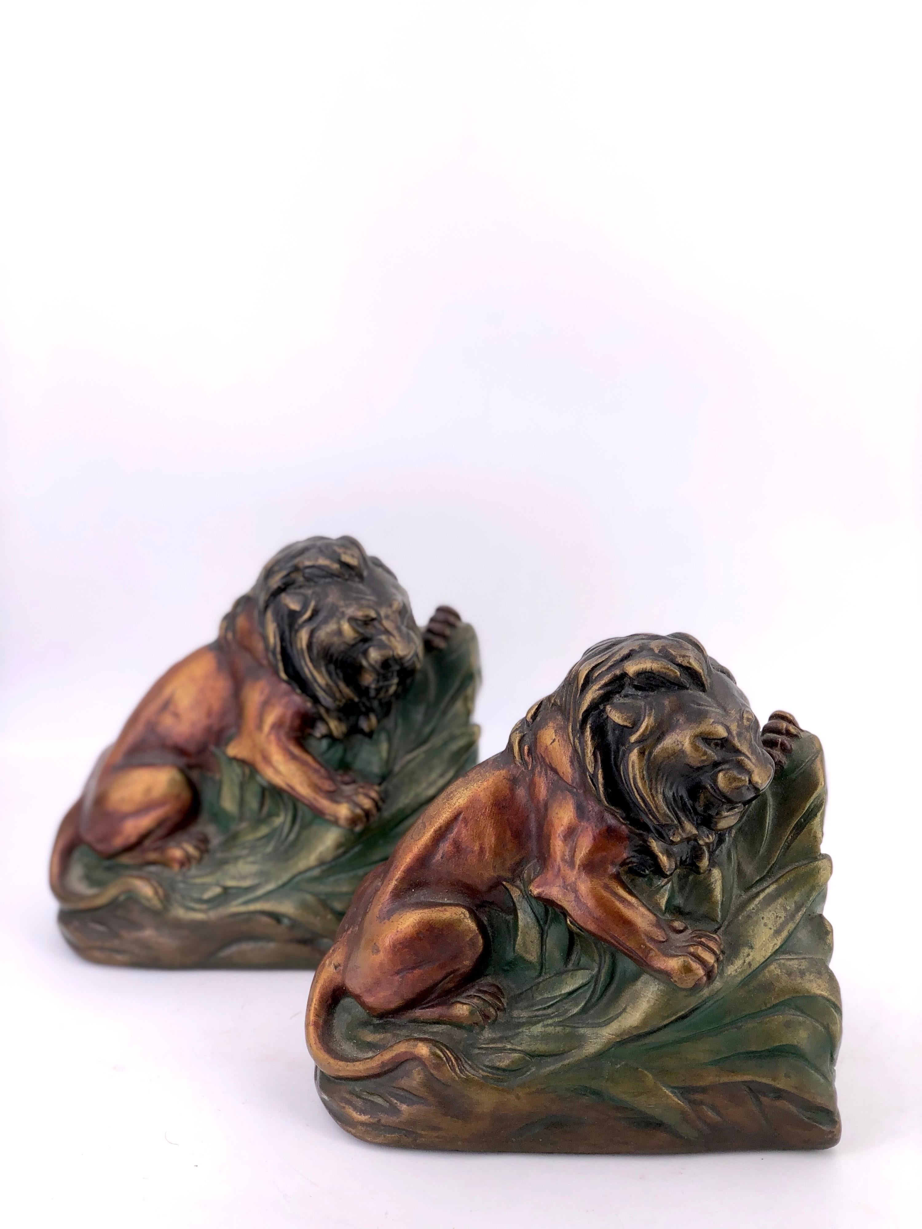 armour bronze bookends