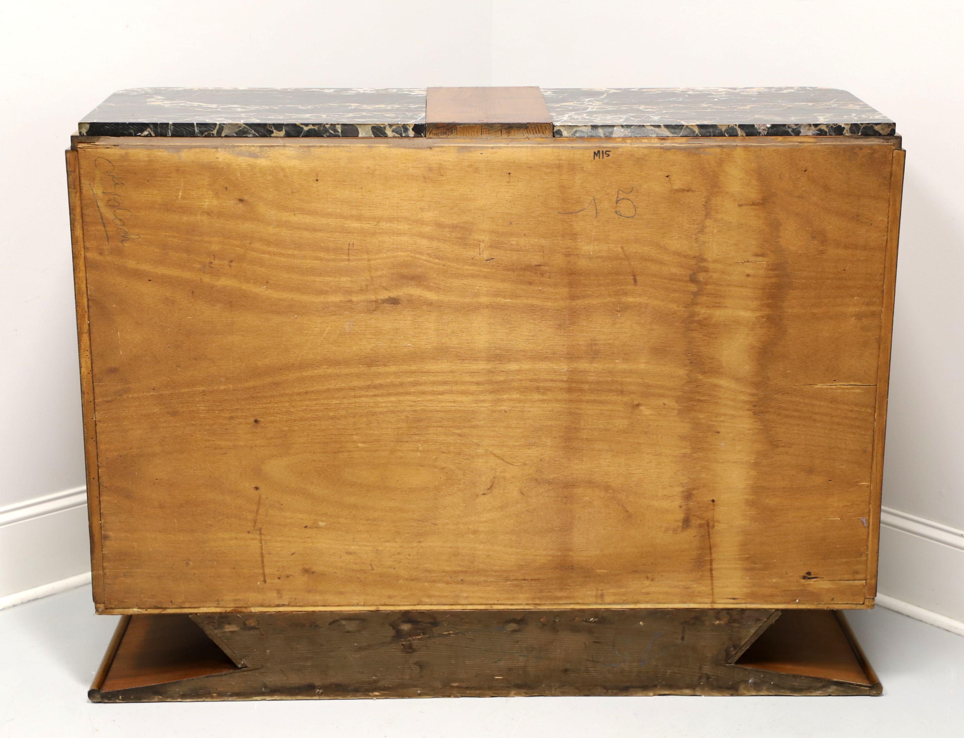 20th Century Antique 1920's French Art Deco Palisander Sideboard Credenza For Sale
