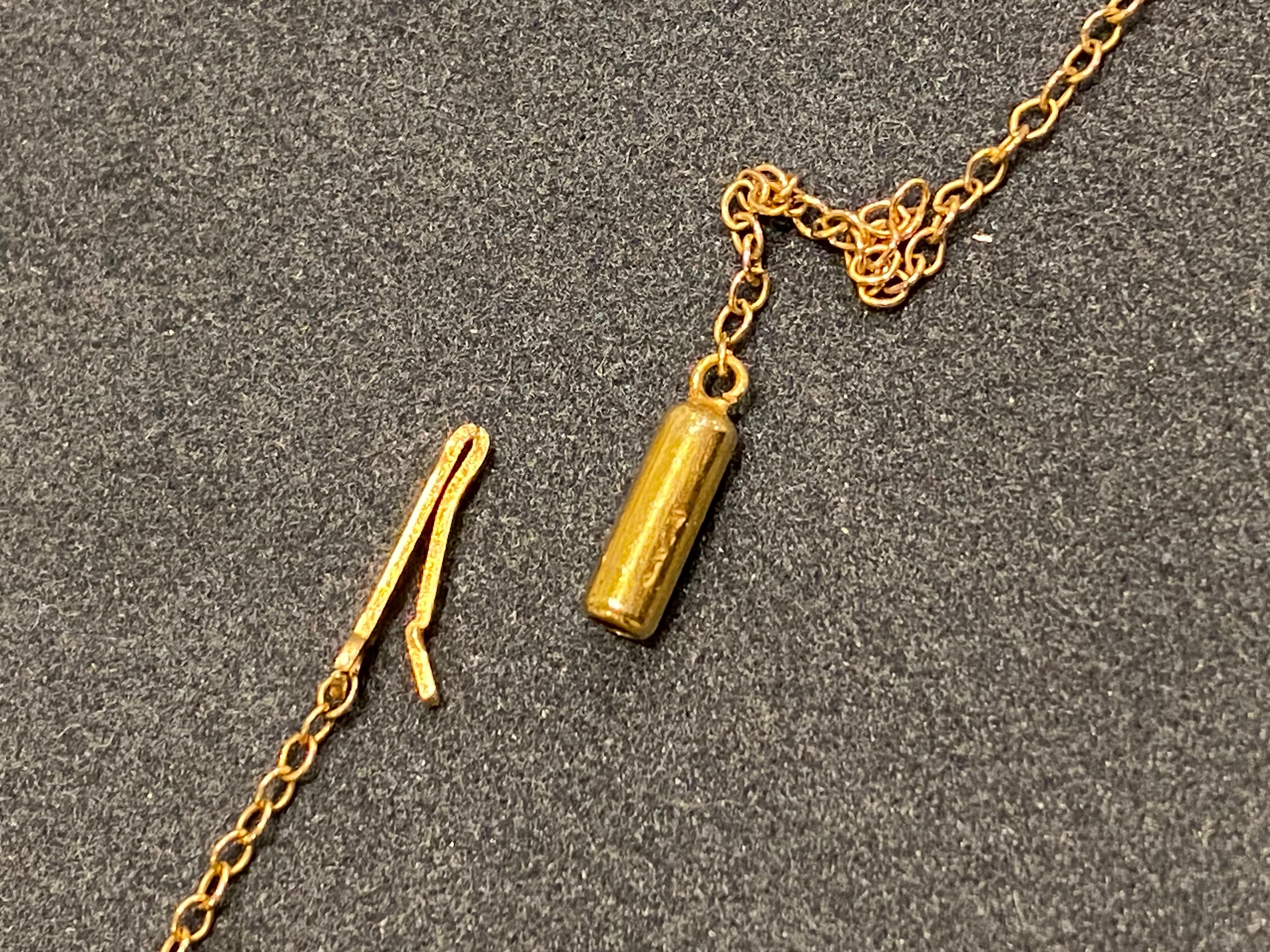 Antique 1920's Art-Nouveau 7.50ct Amethyst & 9K Rose Gold Pendant Necklace For Sale 1