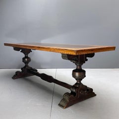 Antique 1920s Baltimore and Trust Mercantile Console Gravity Table 90"