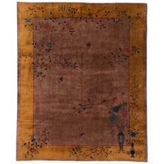 Antiker chinesischer Art-Déco-Teppich aus den 1920er Jahren