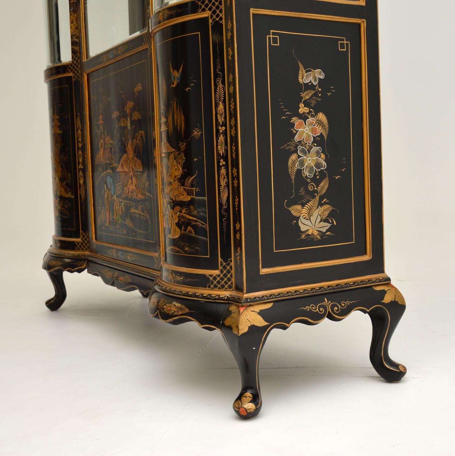 Early 20th Century Antique 1920’s Chinoiserie Display Cabinet