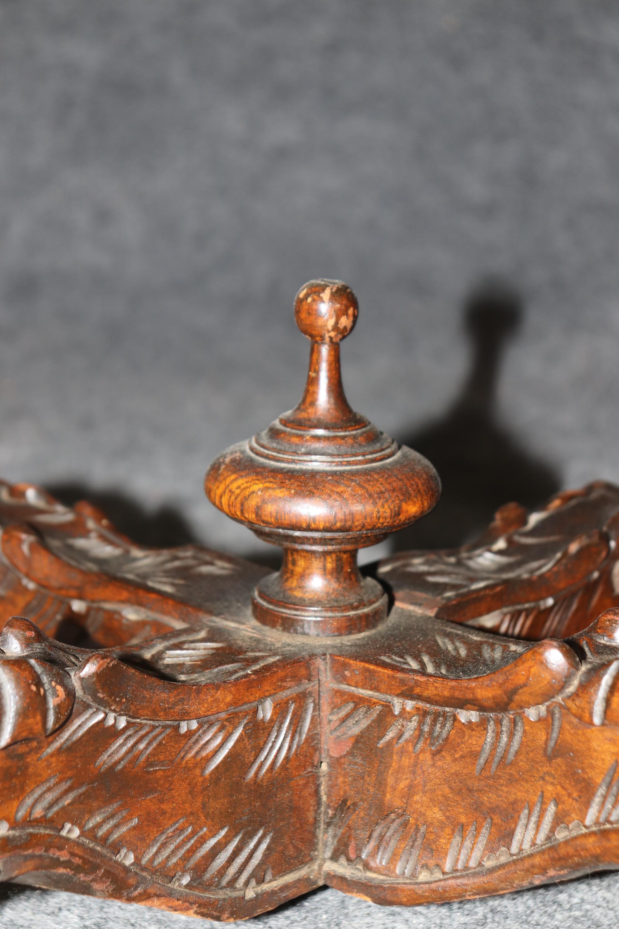 Antique 1920s era Figural Carved Mahogany Throne Chair Manner Andrea Brustolon 6