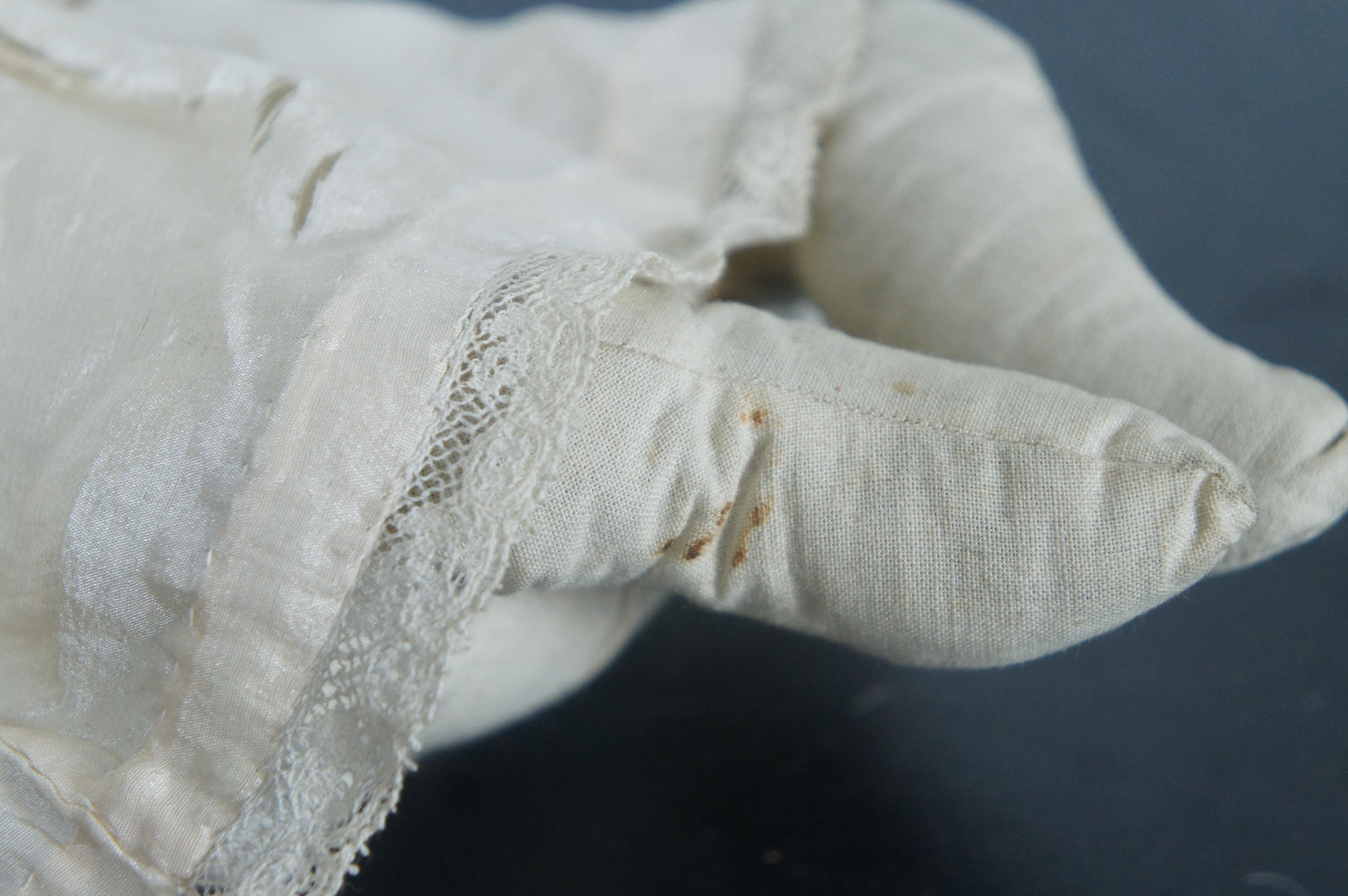 Antique 1920s Grace Storey Putnam Bye-Lo Baby Bisque Celluloid Cloth Baby Doll 4