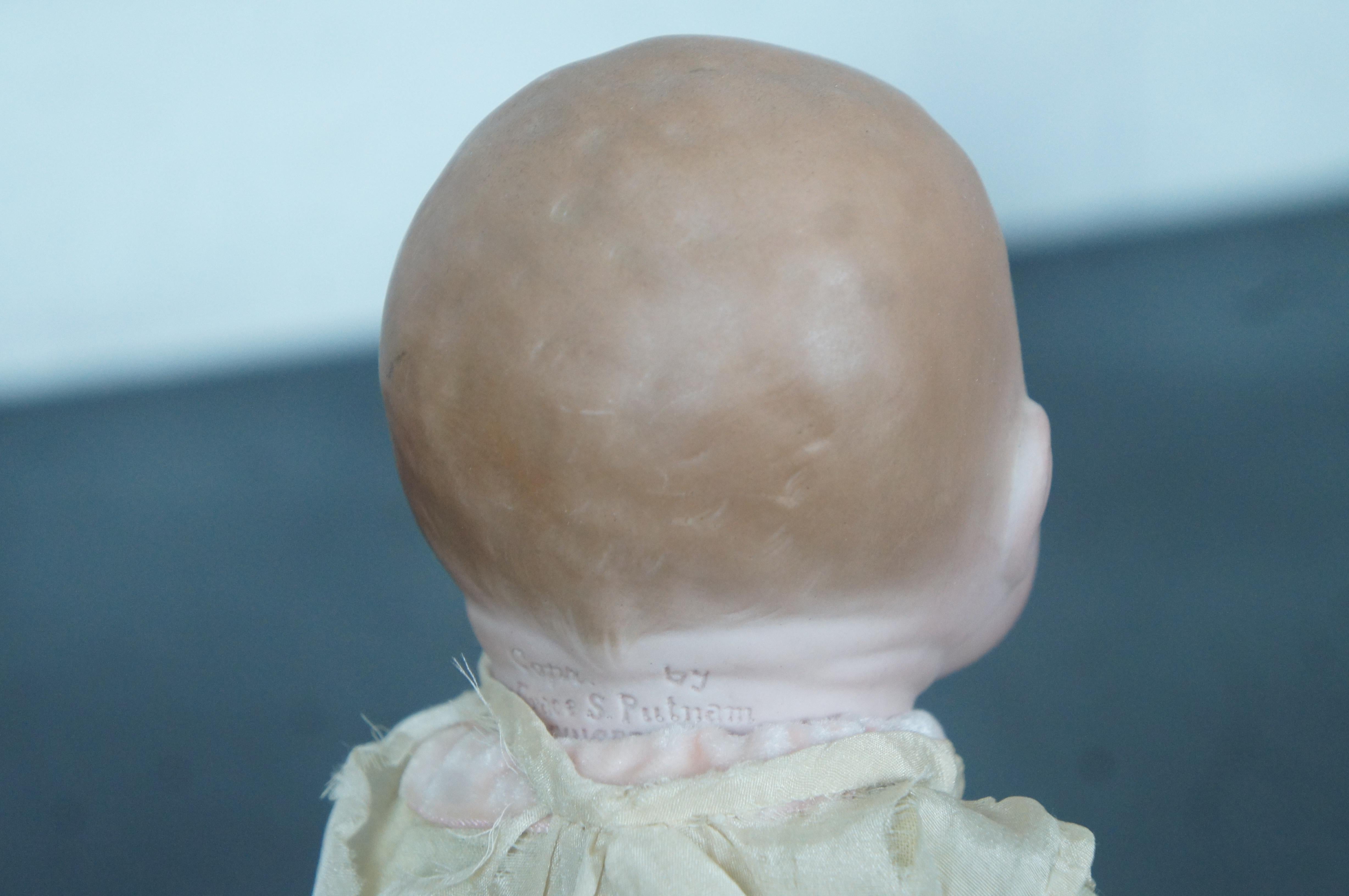 Antique 1920s Grace Storey Putnam Bye-Lo Baby Bisque Celluloid Cloth Baby Doll 1