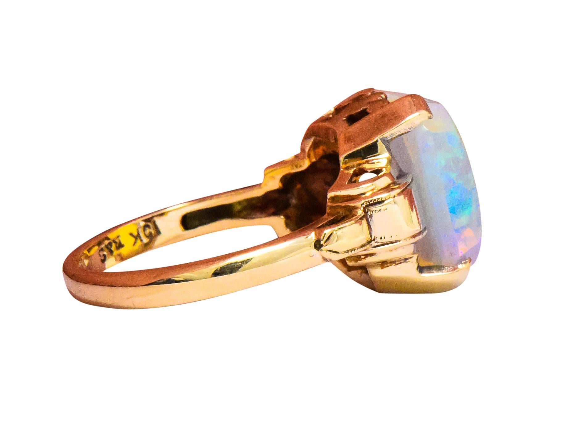 antique 1920s opal and gold...