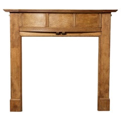 Antique 1920s Oak Fire Surround