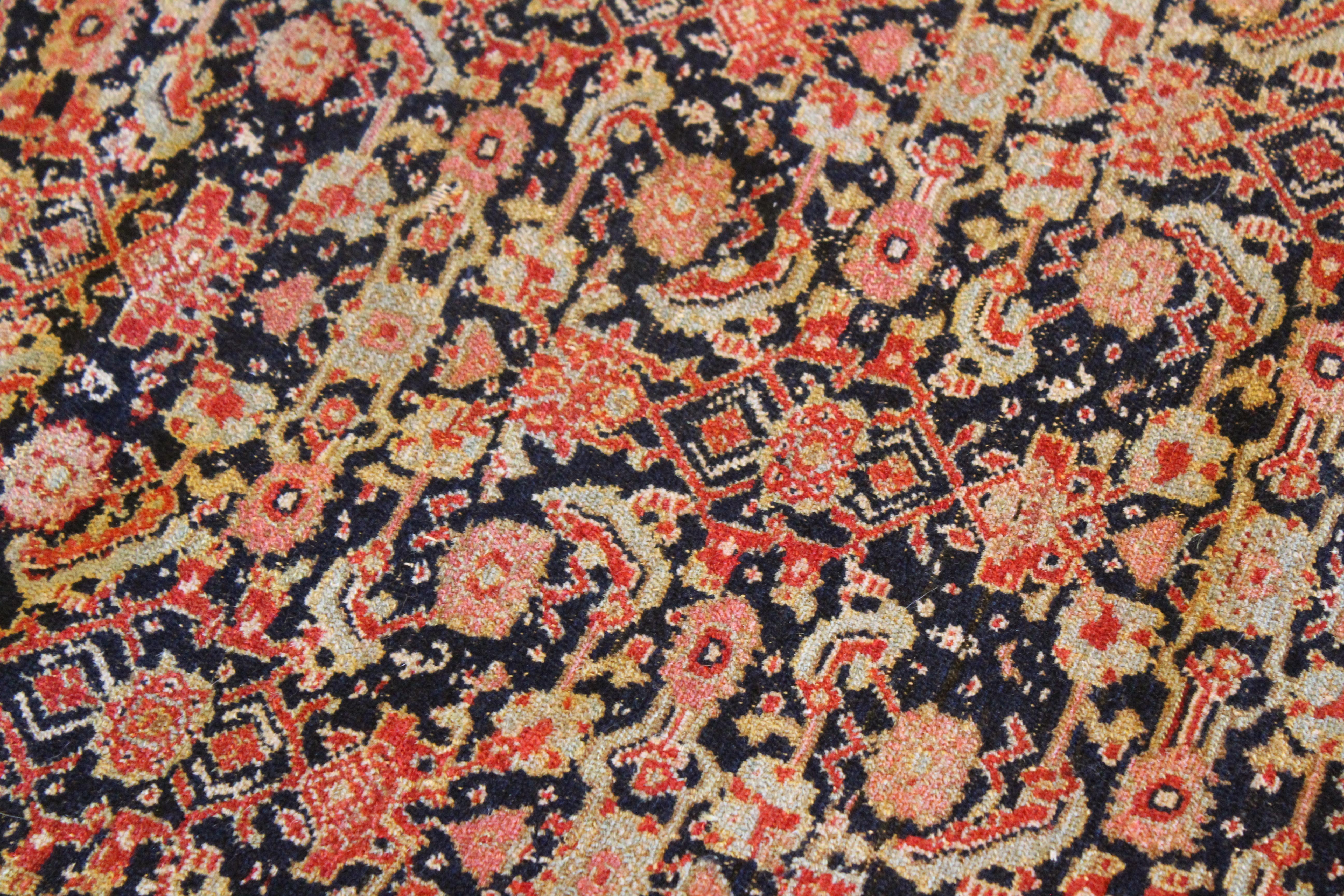 Antique 1920s Persian Senneh Rug For Sale 8