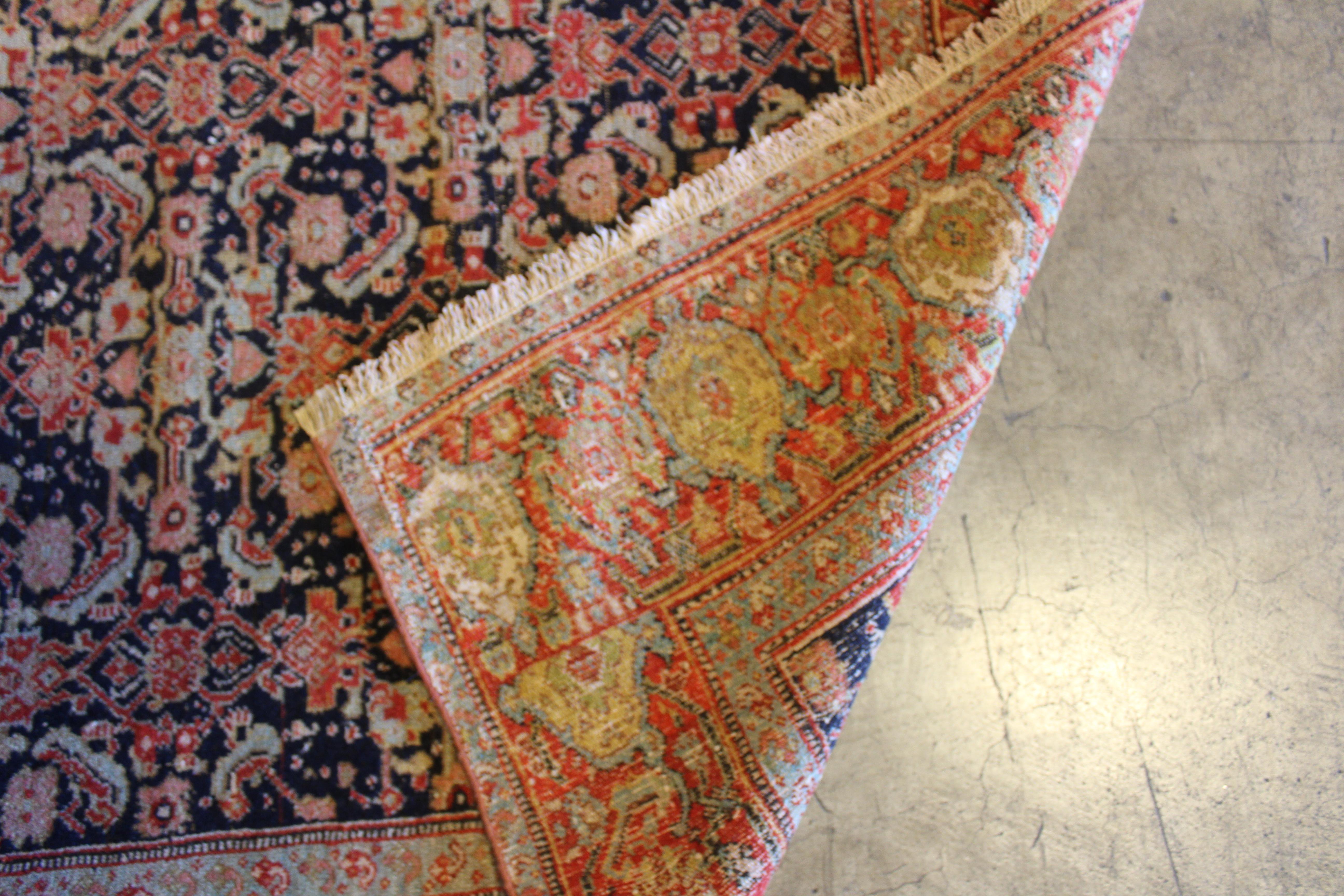 Antique 1920s Persian Senneh Rug For Sale 11